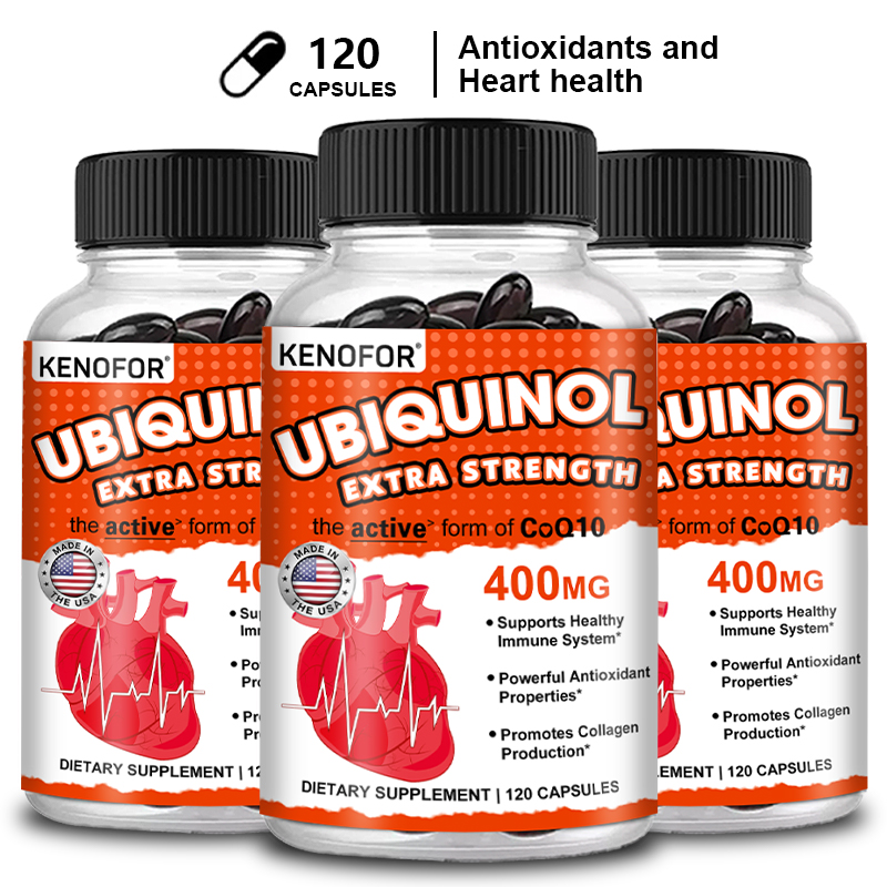 Coq10 Ubiquinol Softgel - KENOFOR Ubiquinol CoQ10 Gel morbido antiossidante