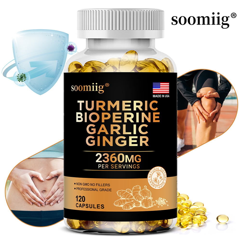 Turmeric Curcumin Capsule - Integratore di curcuma e zenzero con