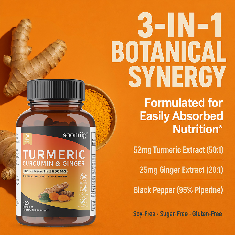 Capsule di Curcuma, Zenzero e  - Turmeric Curcumin Capsule recensione e prezzo